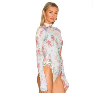 NWT We are HAH x Free People Gloves off 1 piece Bathing suit Body Suit XS